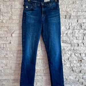 AG Mari High-Rise Slim Straight Jeans size 28. Excellent condition